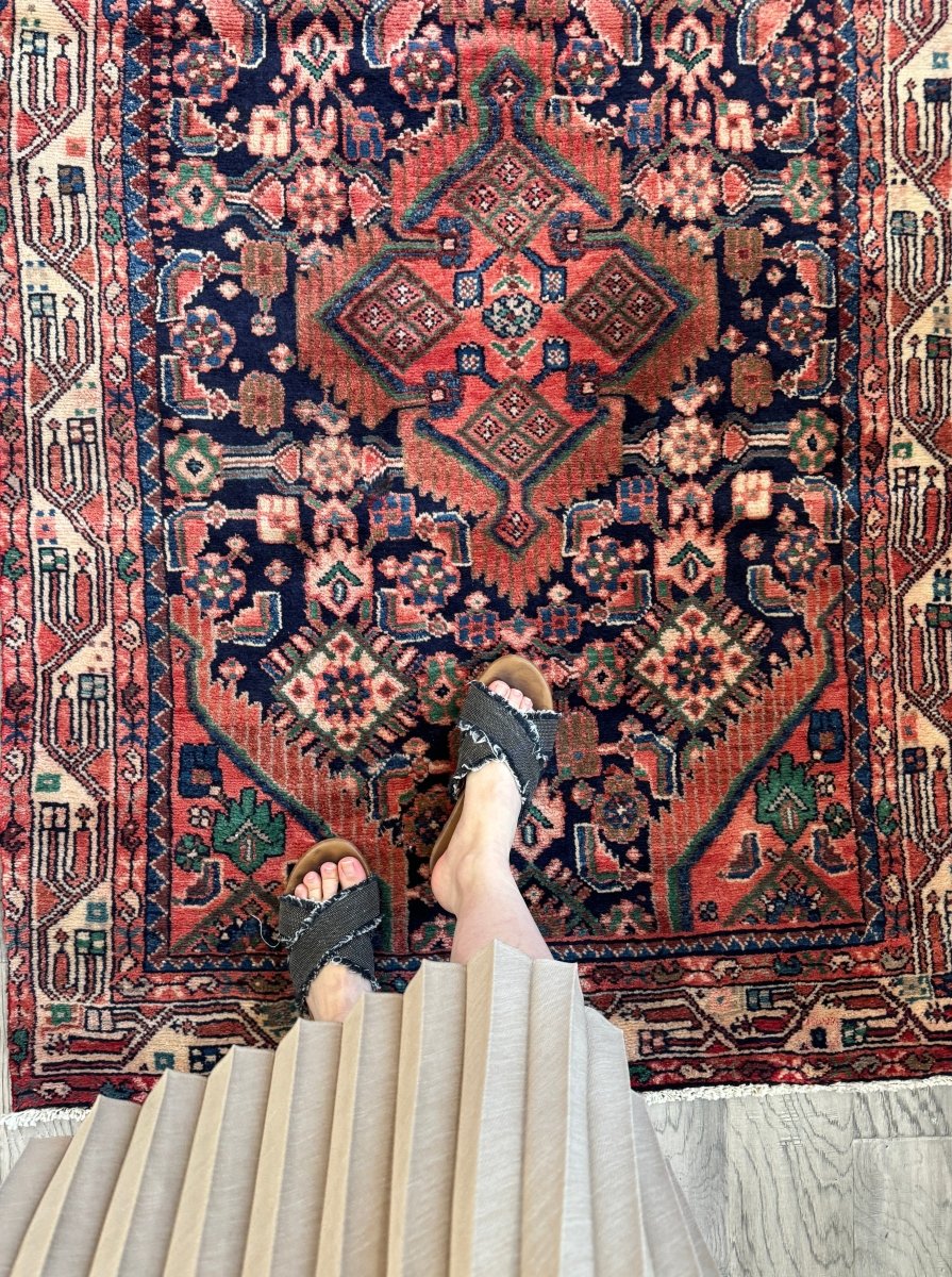 Persian Hamadan Runner Rug | 3' 3" x 9' 5"