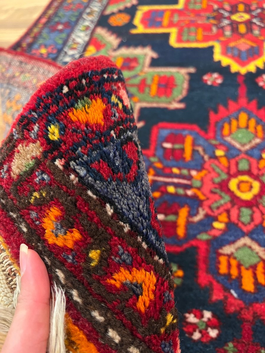 Persian Hamadan Runner Rug | 3' 5" x 8' 3"