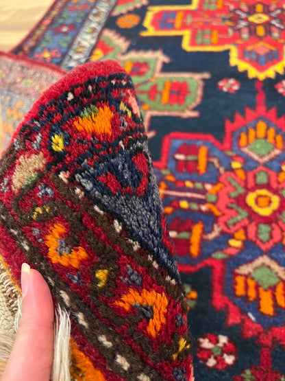 Persian Hamadan Runner Rug | 3' 5" x 8' 3"