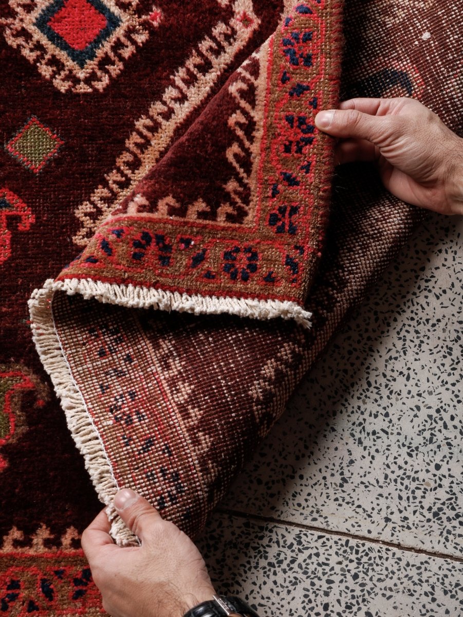 Persian Hamedan Rug | 2' 2” x 3' 5"