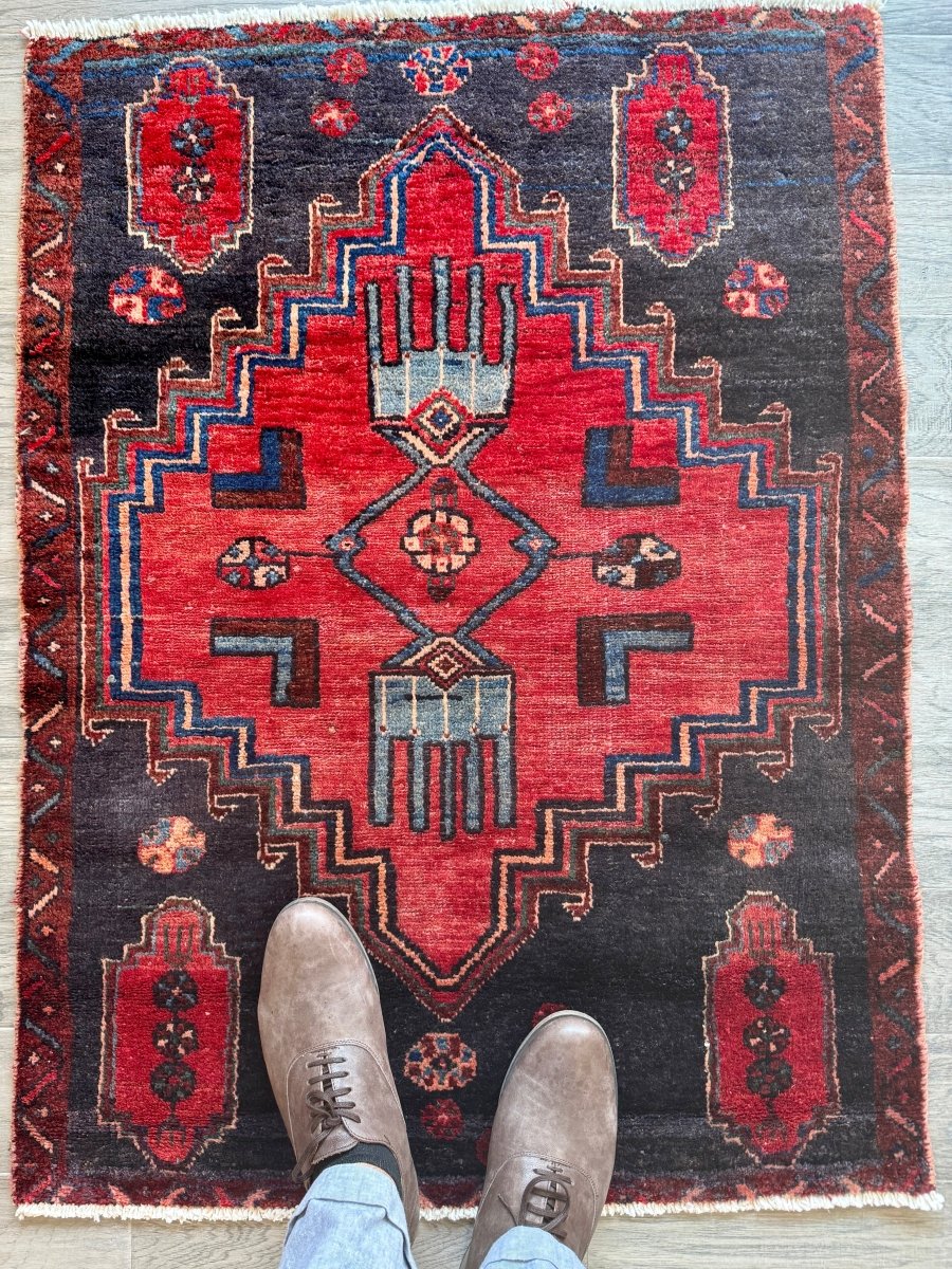 Persian Hamedan Rug | 2' 7" x 3’ 6”