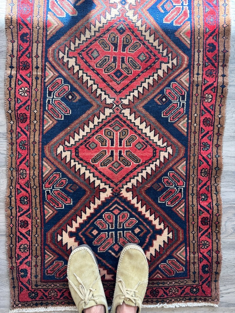 Persian Hamedan Rug | 2' 7" x 5' 1"