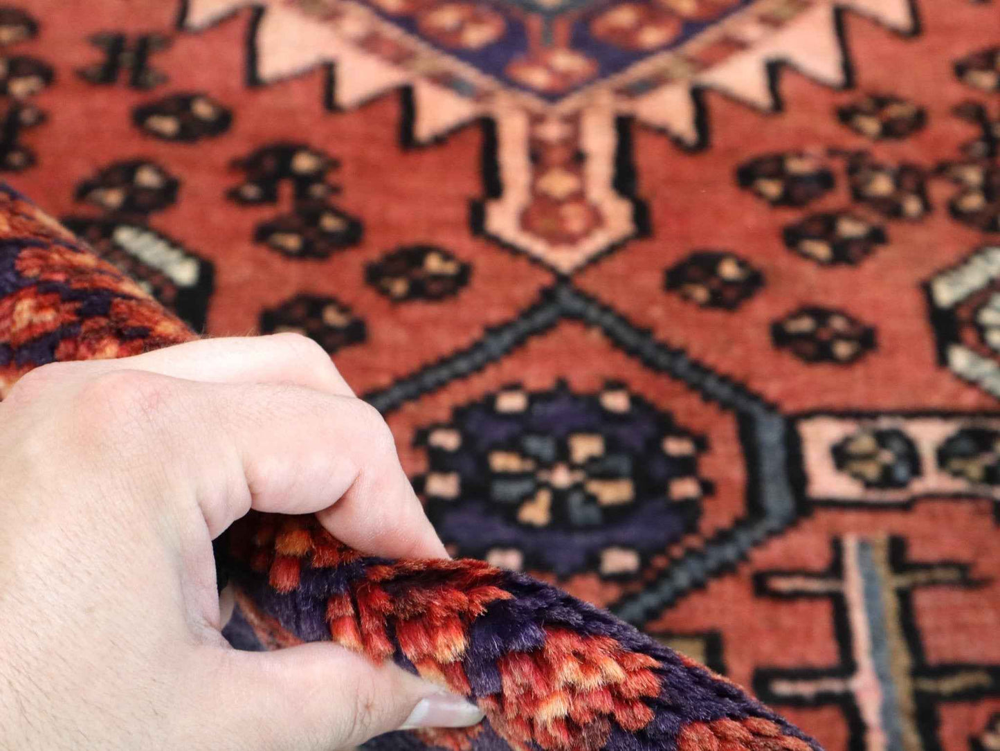 Persian Hamedan Rug | 2' 9” x 6'