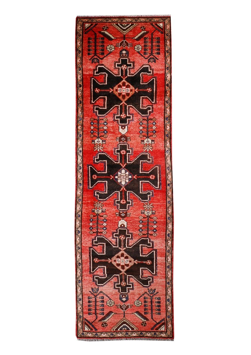 Persian Hamedan Runner Rug | 2' 9” x 9' 1"