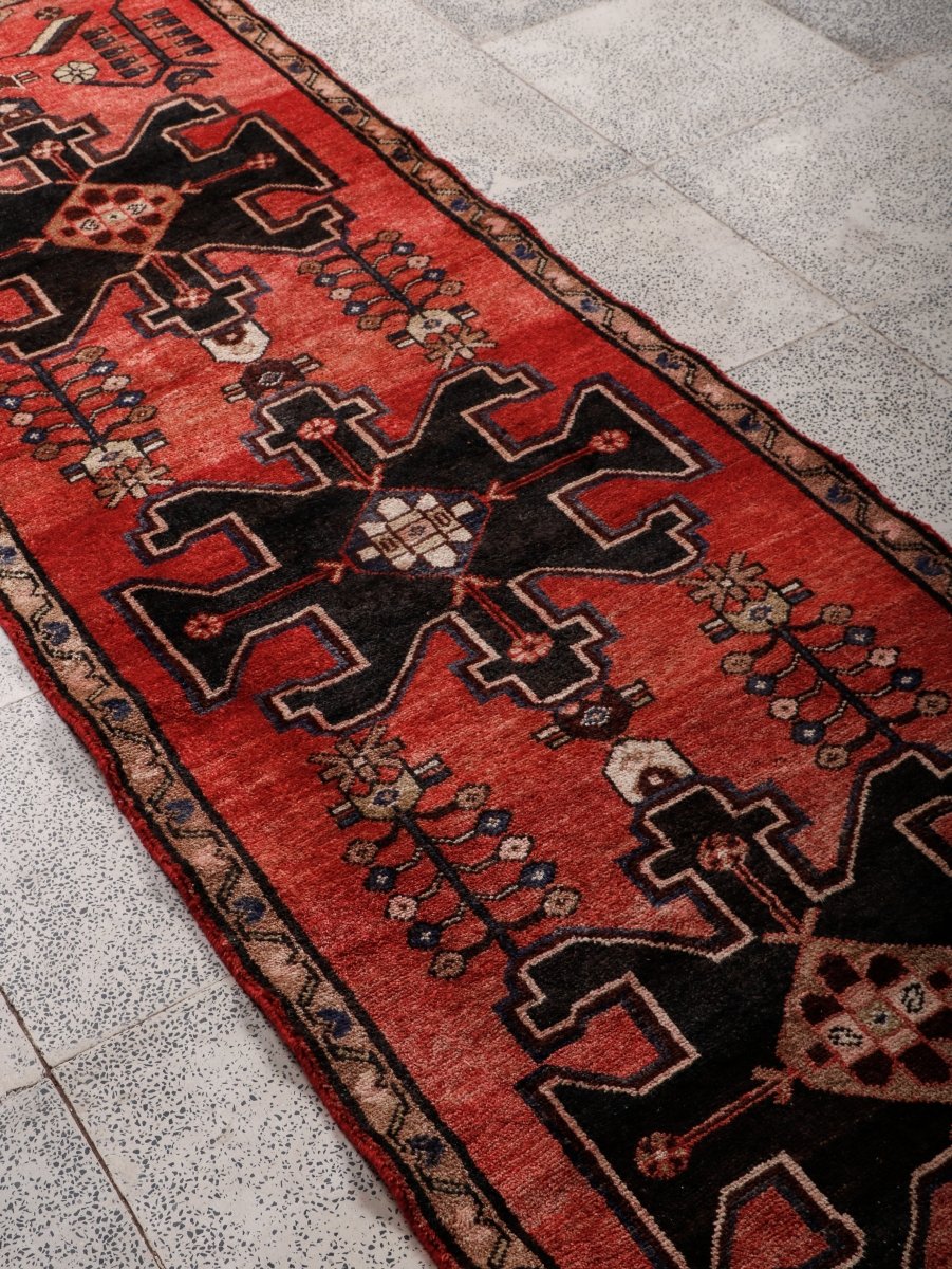 Persian Hamedan Runner Rug | 2' 9” x 9' 1"
