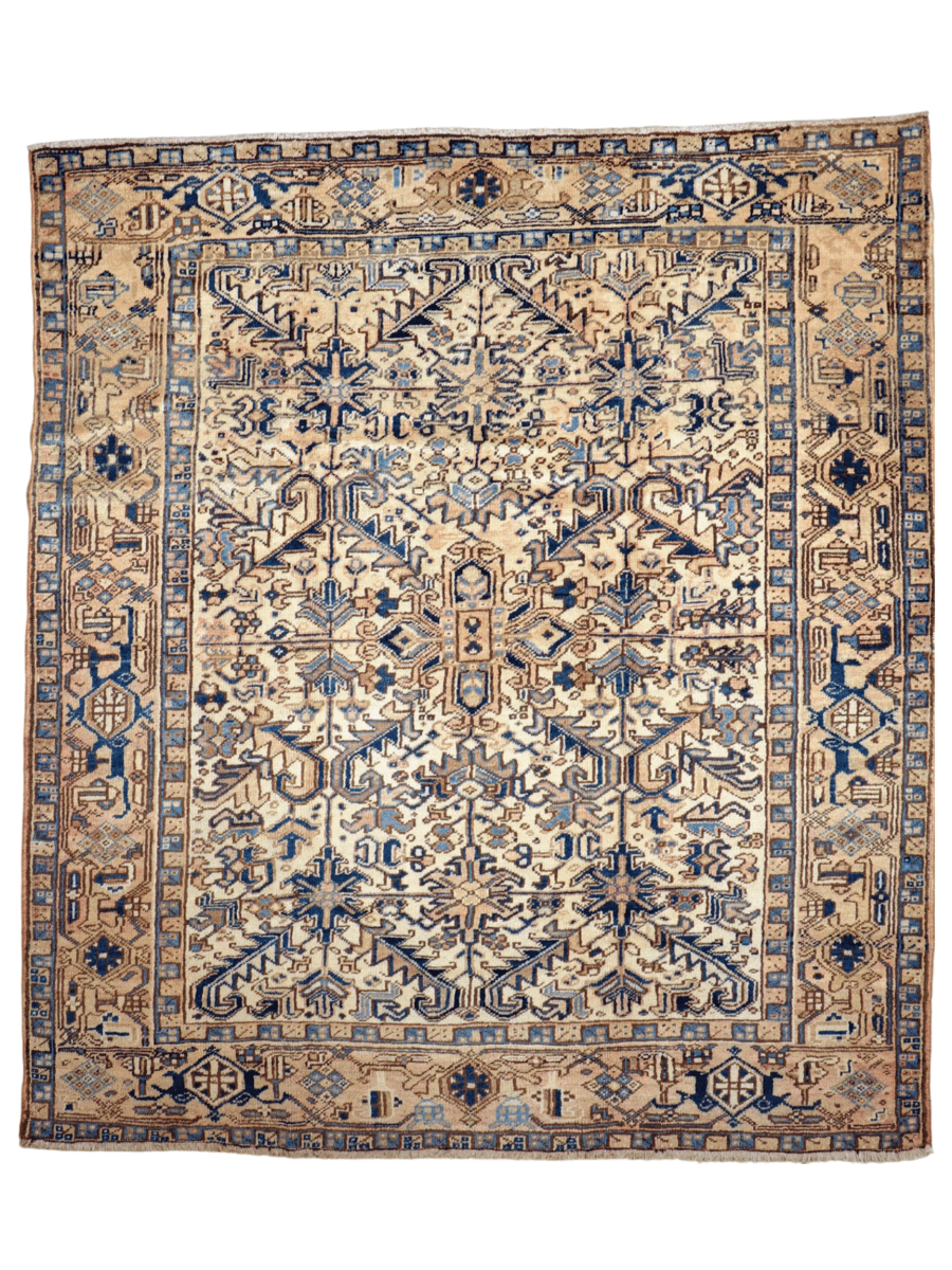 Persian Heriz Rug | 7' 1" x 7' 11"