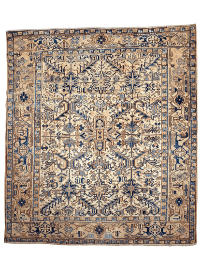 Persian Heriz Rug | 7' 1" x 7' 11"