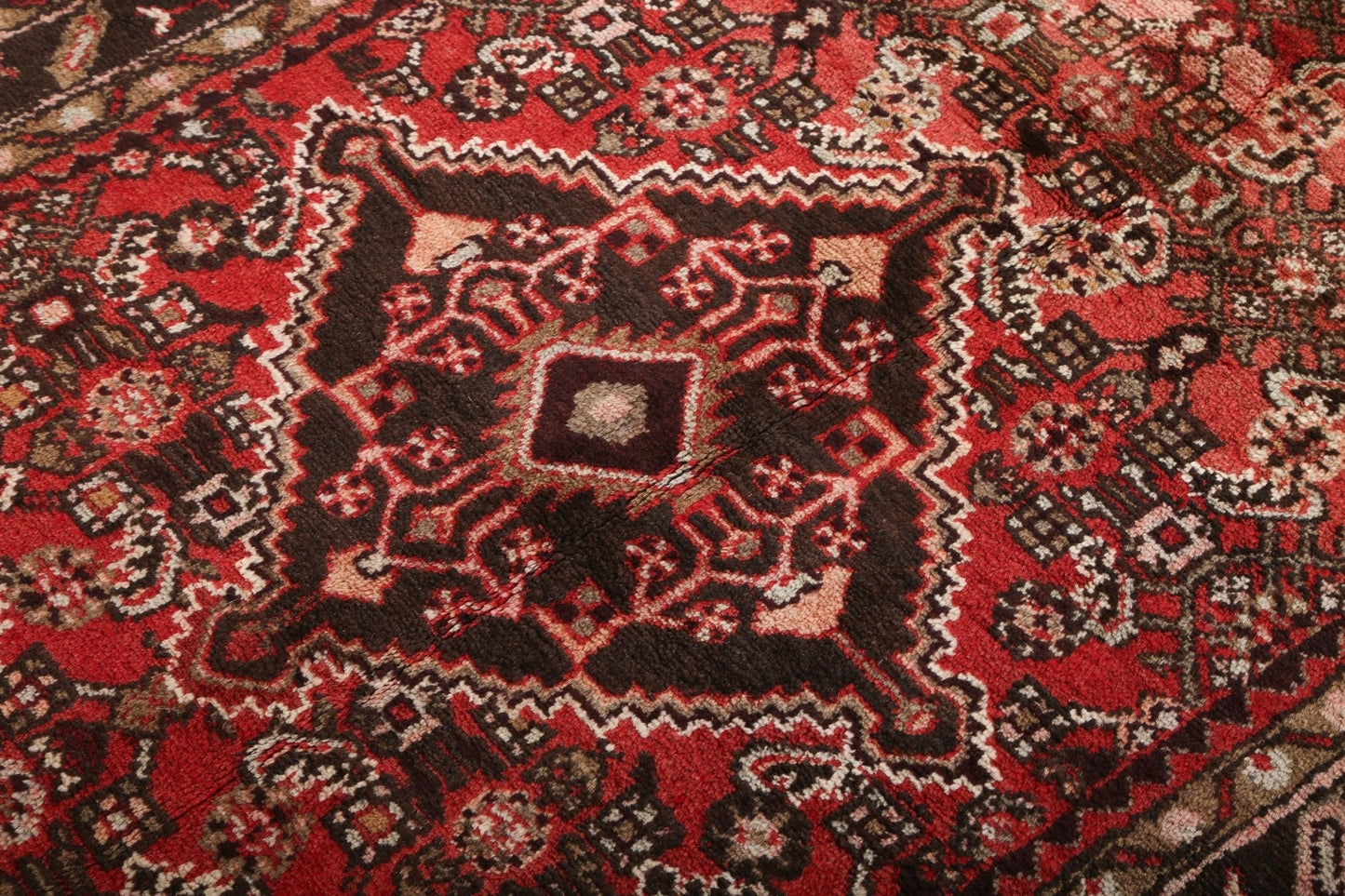 Persian Hosseinabad Runner Rug | 3' 8" x 10' 9"