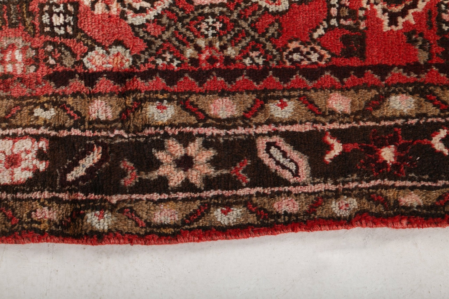 Persian Hosseinabad Runner Rug | 3' 8" x 10' 9"