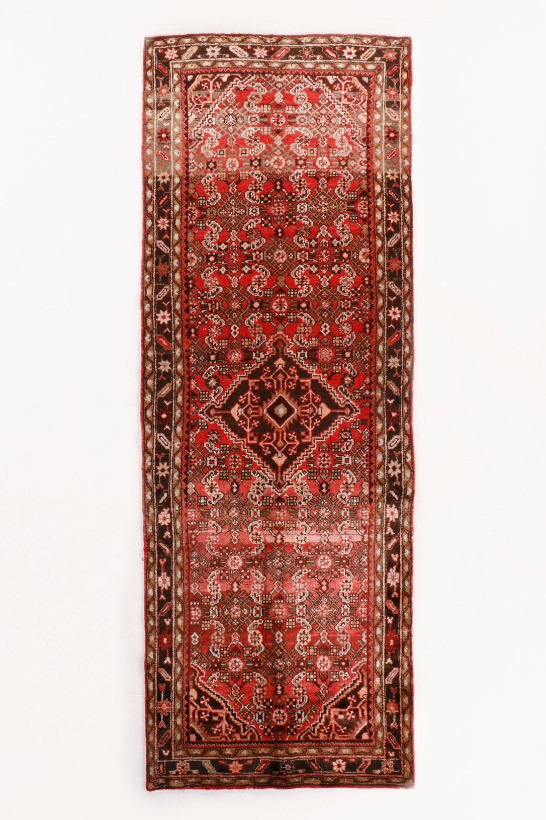 Persian Hosseinabad Runner Rug | 3' 8" x 10' 9"