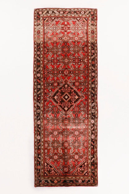 Persian Hosseinabad Runner Rug | 3' 8" x 10' 9"