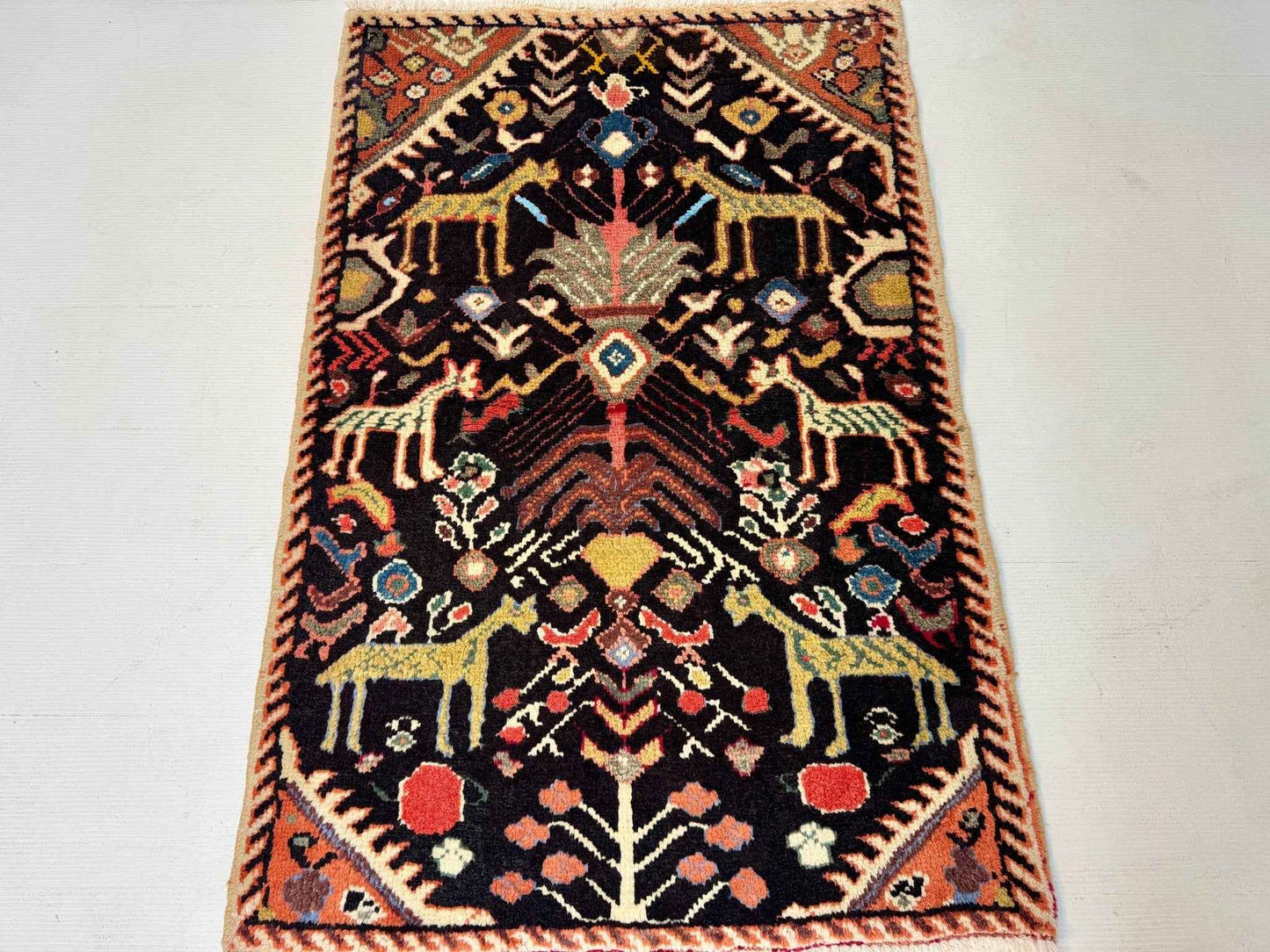 Persian Ilam Rug | 2' 6” x 3' 7"
