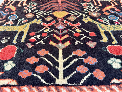 Persian Ilam Rug | 2' 6” x 3' 7"
