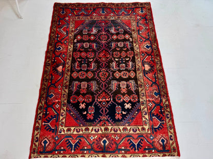 Persian Jozan Rug | 3' 5” x 4' 11"