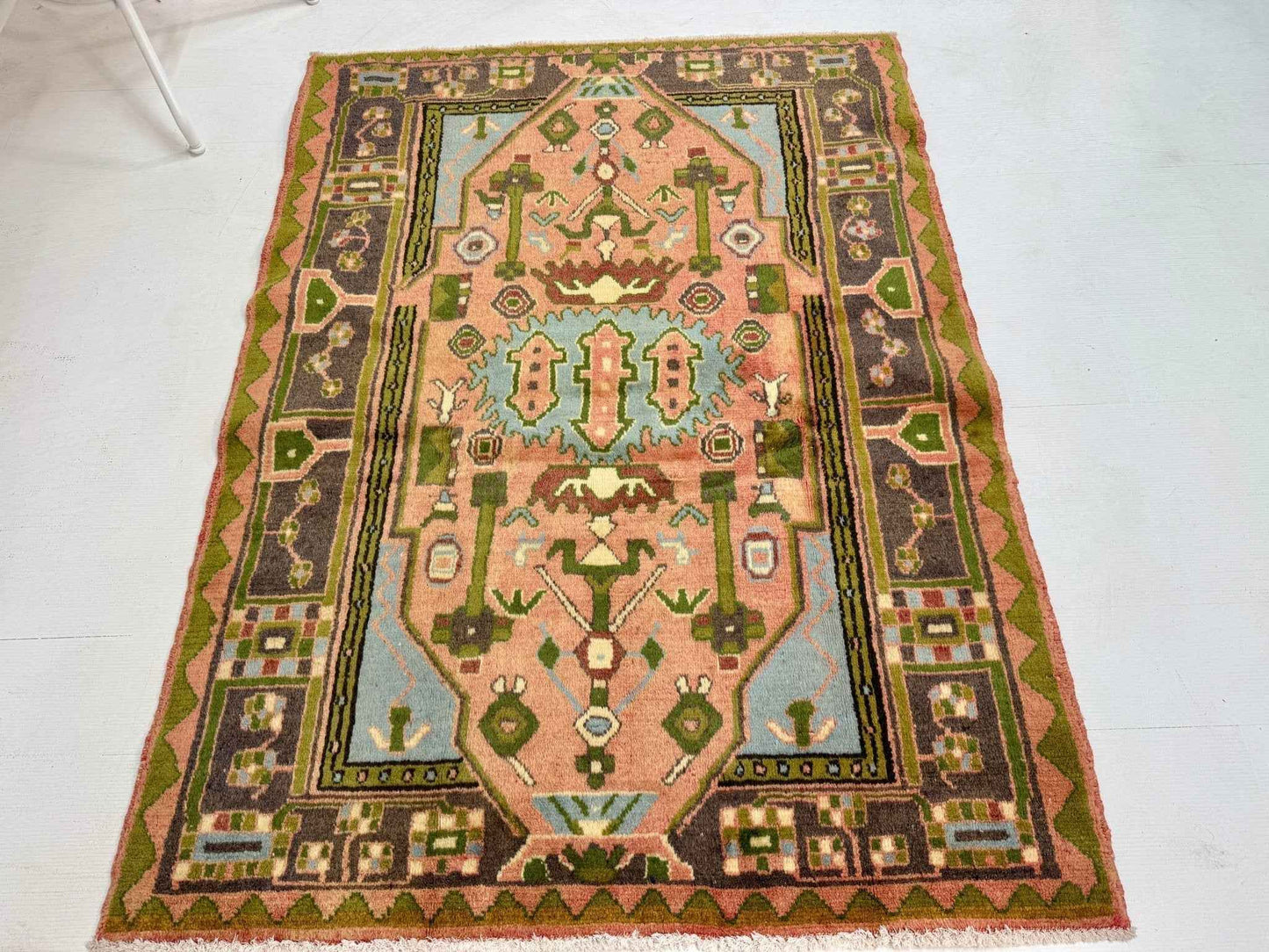 Persian Jozan Rug | 3' 7” x 4' 11"
