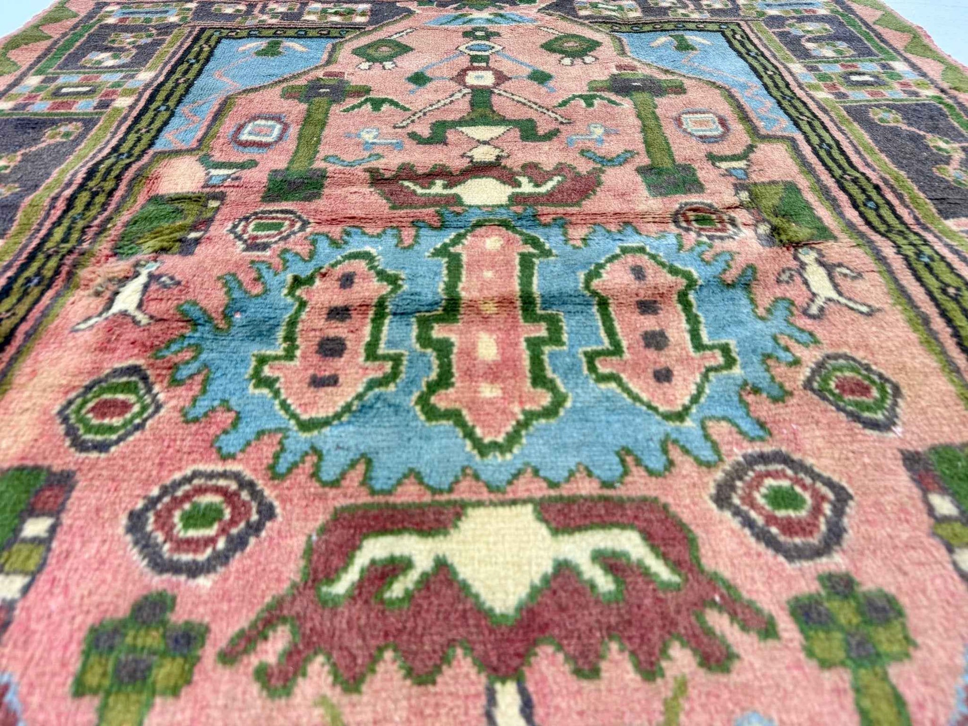 Persian Jozan Rug | 3' 7” x 4' 11"
