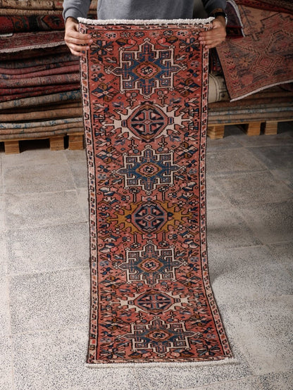 Persian Karaja Runner Rug | 1' 8” x 5' 2"
