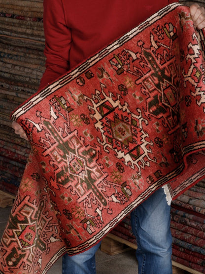 Persian Karaja Runner Rug | 1' 8” x 5' 6"