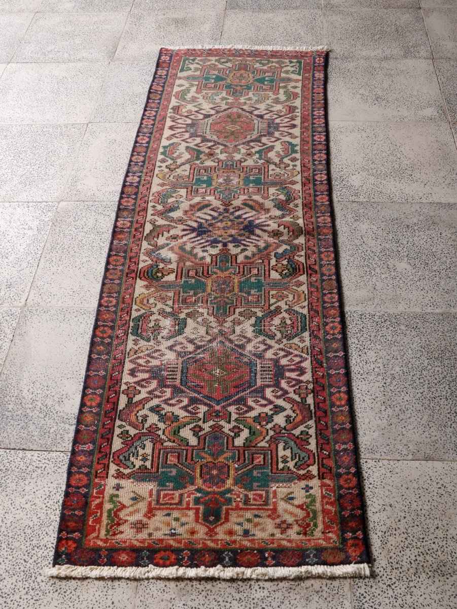 Persian Karaja Runner Rug | 2' x 6' 3"