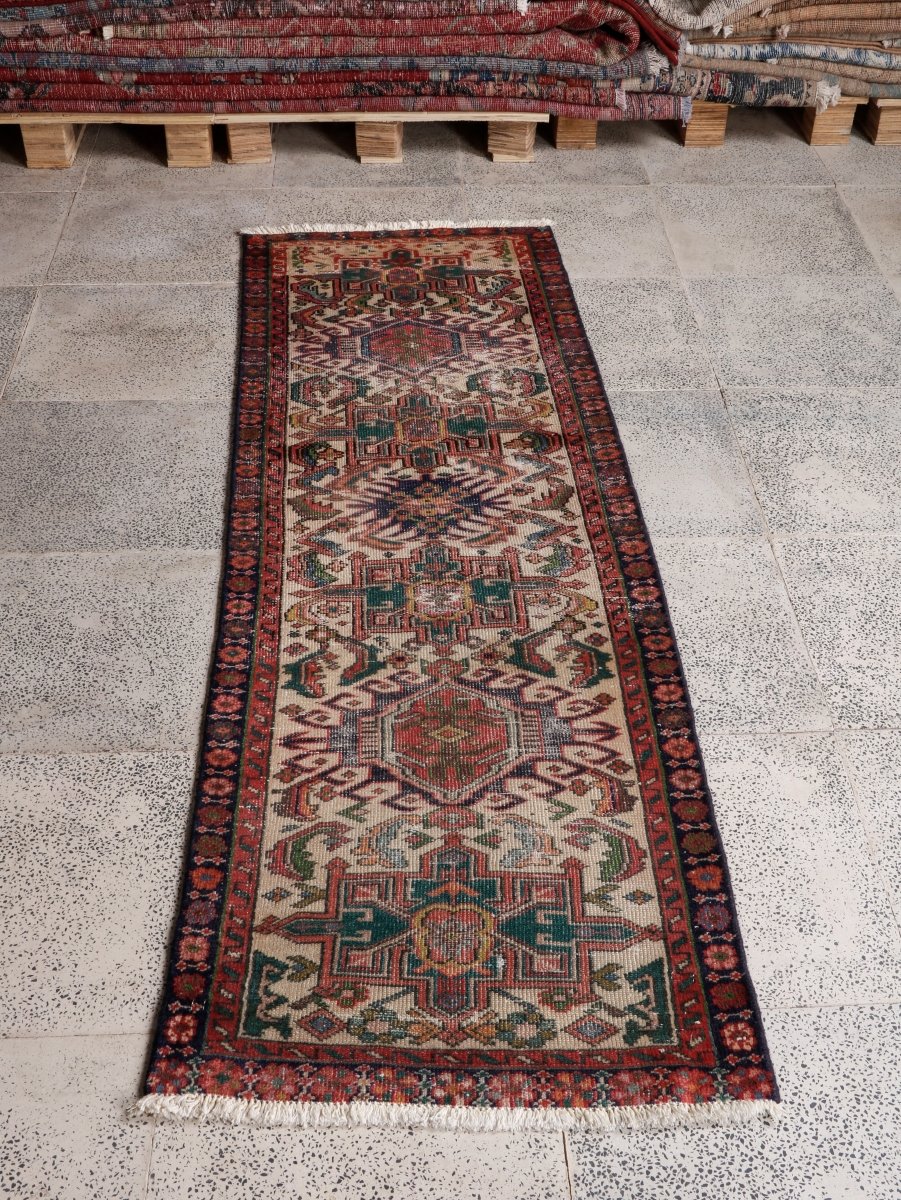 Persian Karaja Runner Rug | 2' x 6' 3"