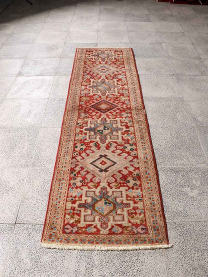 Persian Karaja Runner Rug | 2' 2” x 7' 10"