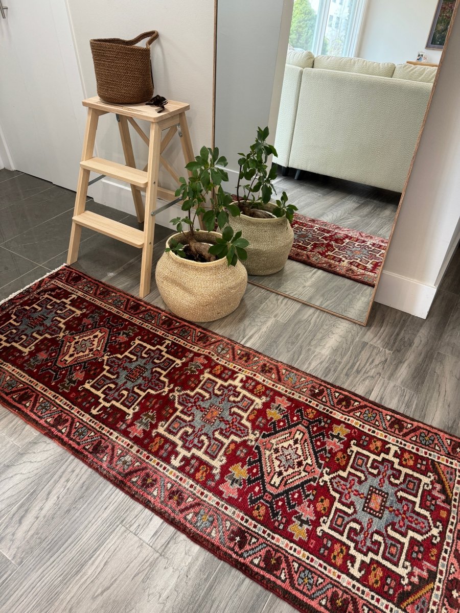 Persian Karaja Runner Rug | 2' x 5' 8"