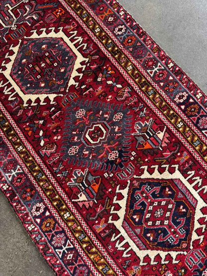 Persian Karaja Runner Rug | 3' 1" x 13'