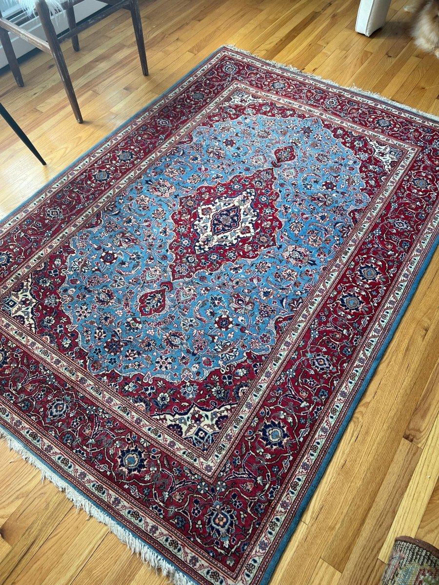 Persian Kashan (or Yazd) Rug | 6' 6" x 4' 6"
