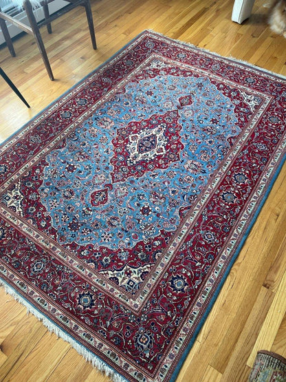 Persian Kashan (or Yazd) Rug | 6' 6" x 4' 6"