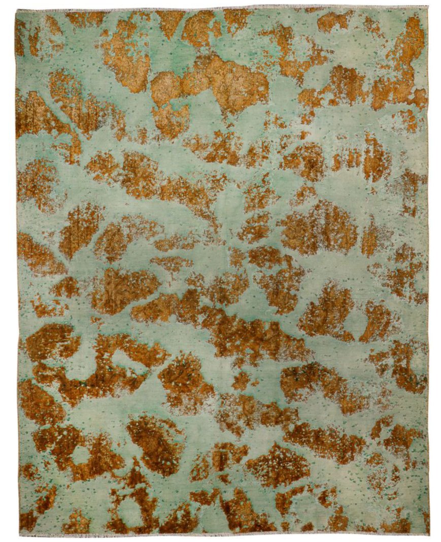 Persian Kashan Overdyed Rug | 7' 5" x 9' 8"