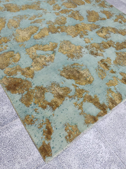 Persian Kashan Overdyed Rug | 7' 5" x 9' 8"