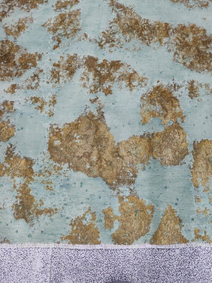 Persian Kashan Overdyed Rug | 7' 5" x 9' 8"