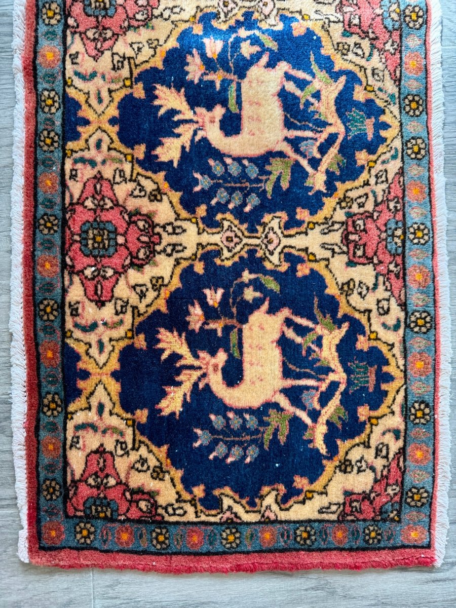 Persian Kashan Rug | 1' 6" x 3' 2"