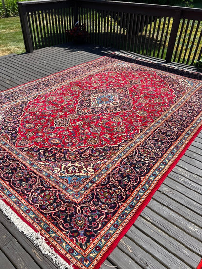 Persian Kashan Rug | 12' x 8' 4"