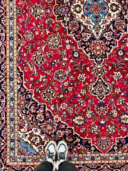 Persian Kashan Rug | 12' x 8' 4"