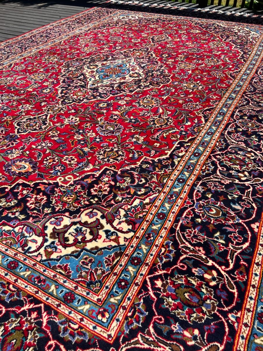 Persian Kashan Rug | 12' x 8' 4"
