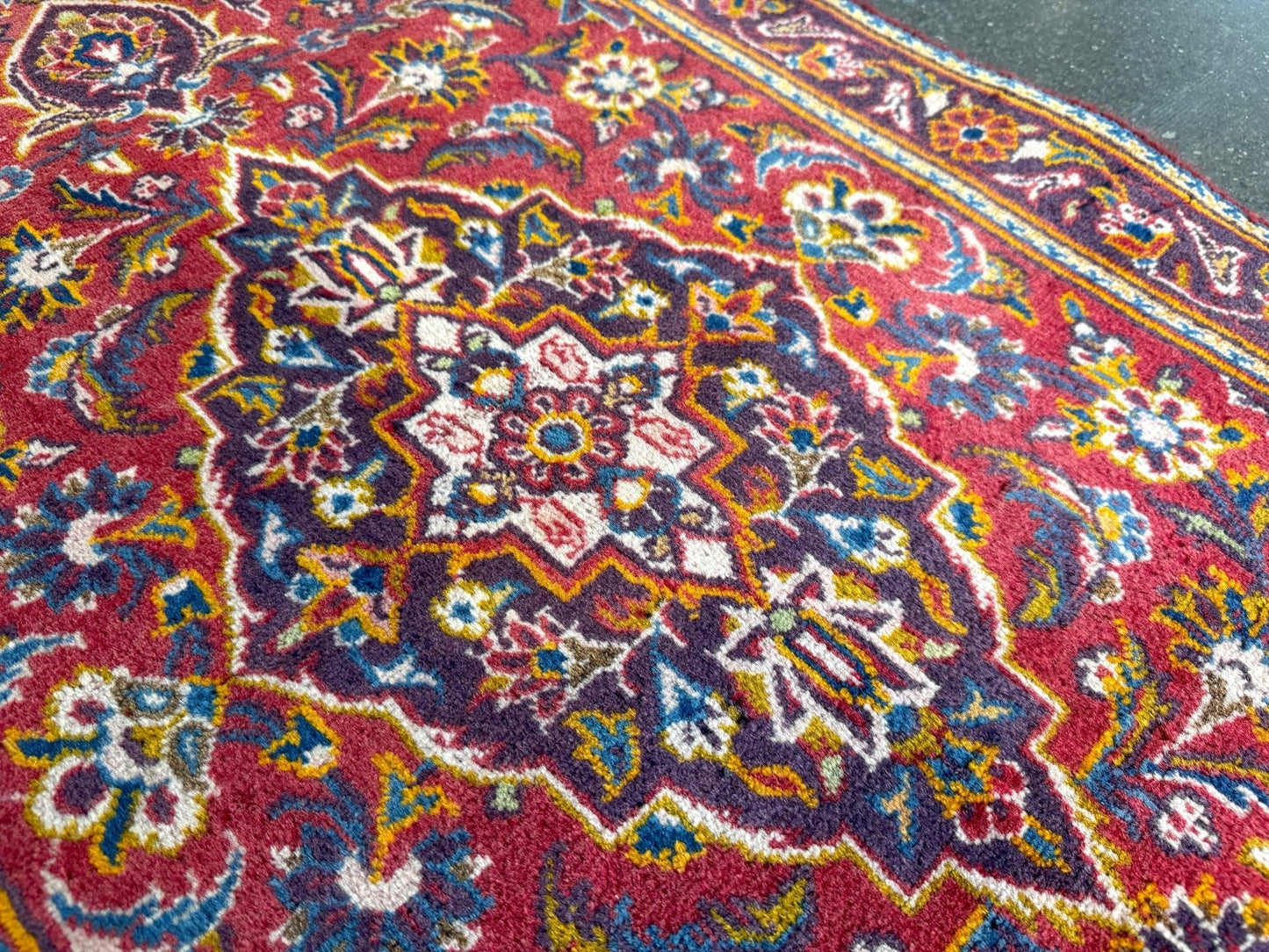 On Hold - Persian Kashan Rug | 2' 1" x 4' 8"