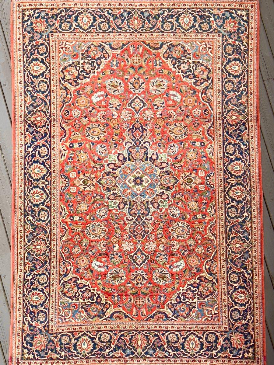 Persian Kashan Rug | 6' 7" x 4' 6"