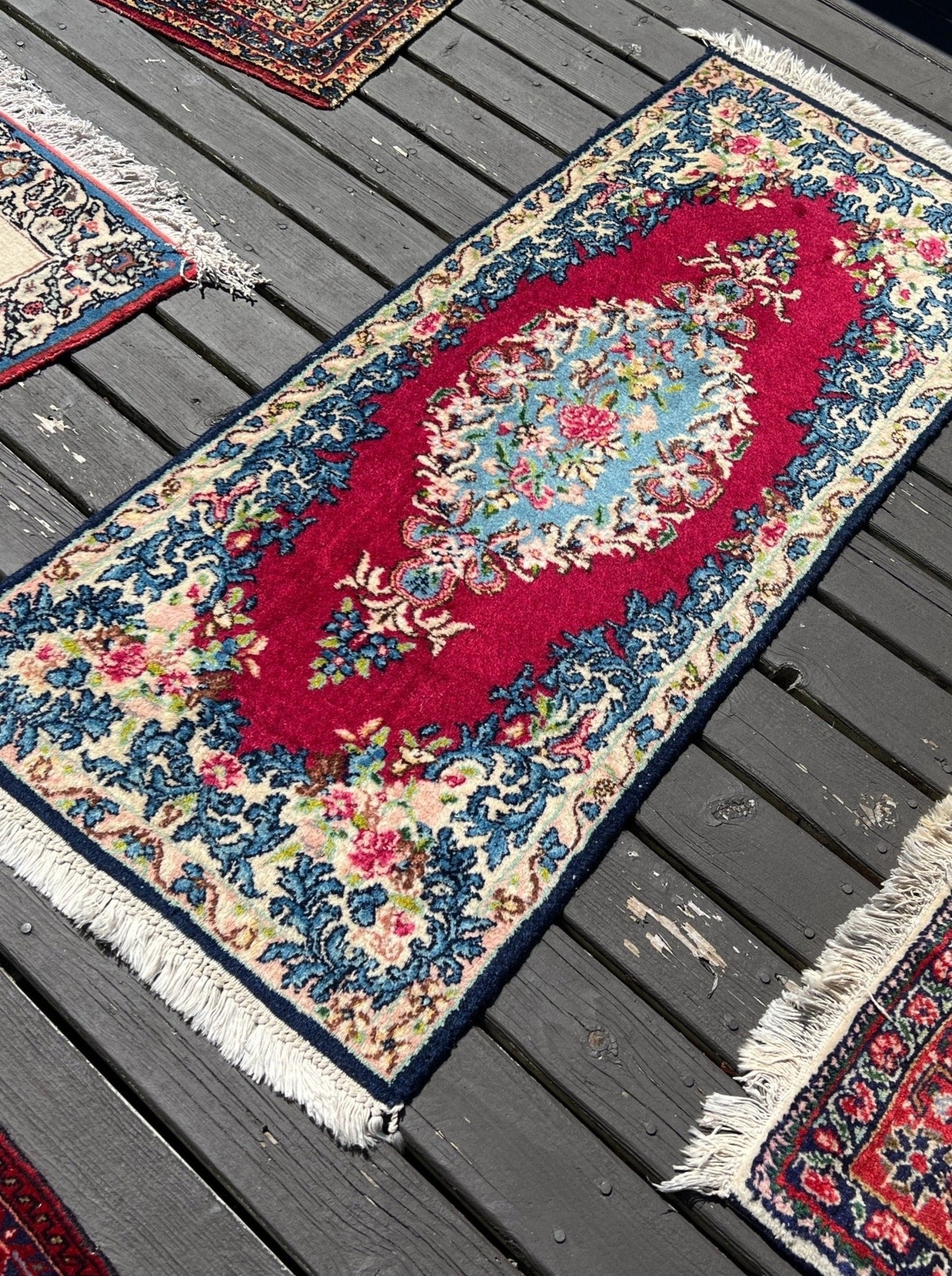 Persischer Kerman Teppich | 0,51 x 1,14 m