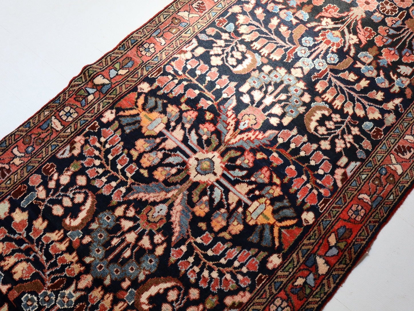 Persian Lilihan Runner Rug | 3' 5” x 9' 11"