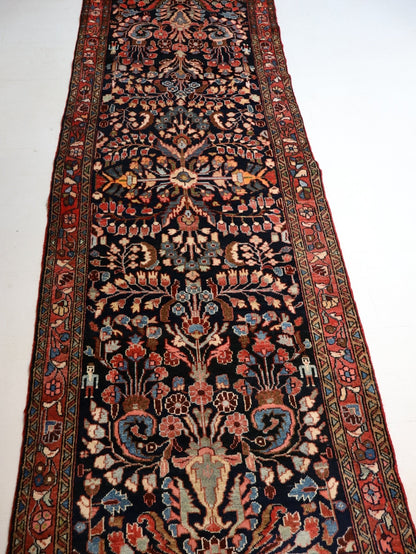 Persian Lilihan Runner Rug | 3' 5” x 9' 11"