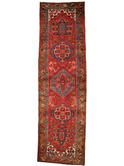 Persian Meshkin Runner | 10' 9" x 3' 2"