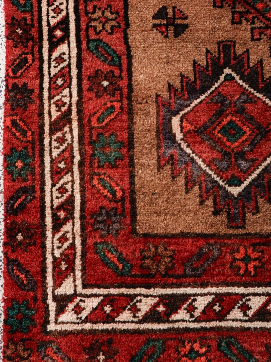 Persian Meshkin Runner Rug | 3' 6” x 13' 4"