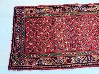 Persian Mir-Boteh Runner Rug | 2' 1” x 9' 5"