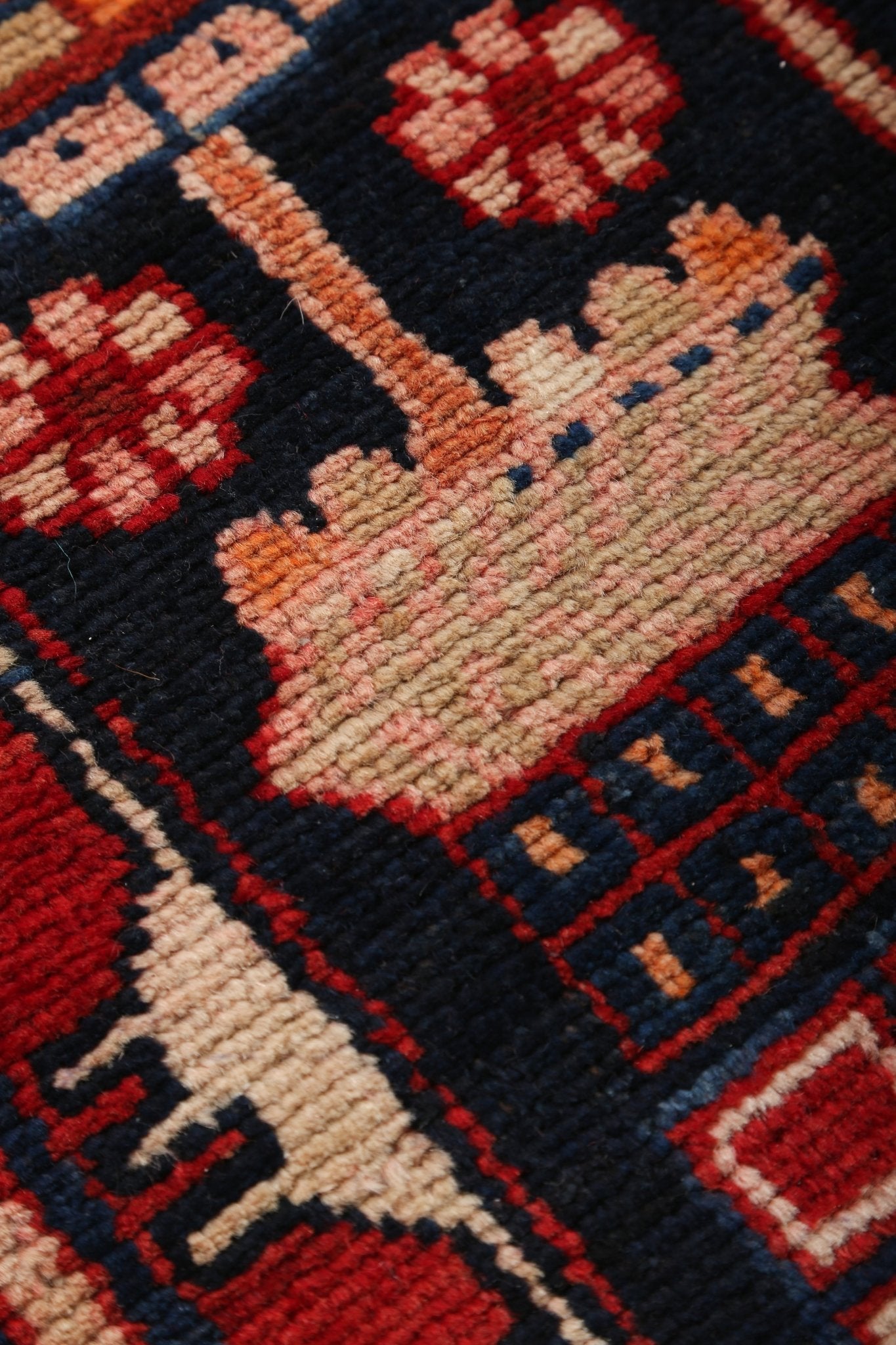 Persian Nahavand Runner Rug | 3' 8" x 16' 1"