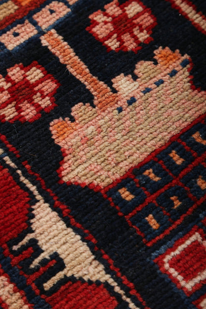 Persian Nahavand Runner Rug | 3' 8" x 16' 1"