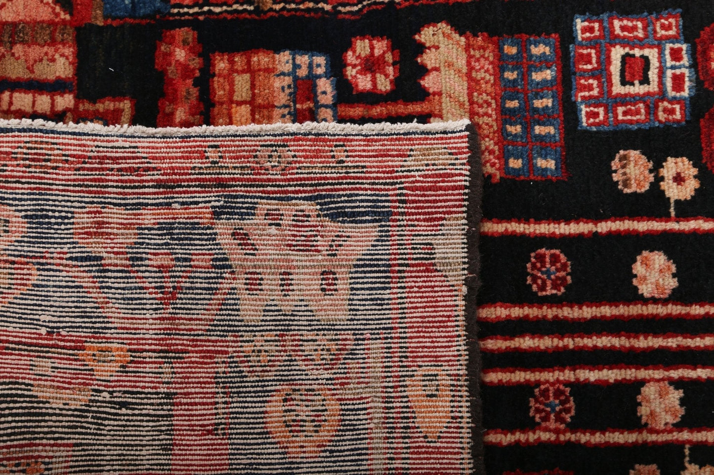 Persian Nahavand Runner Rug | 3' 8" x 16' 1"