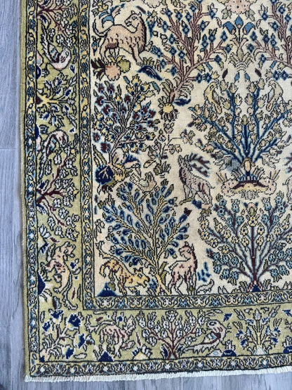 Persian Qom Rug | 3' 6" x 5' 1"