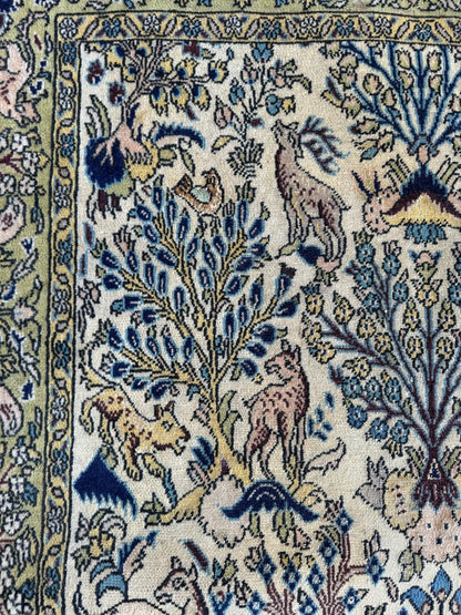 Persian Qom Rug | 3' 6" x 5' 1"
