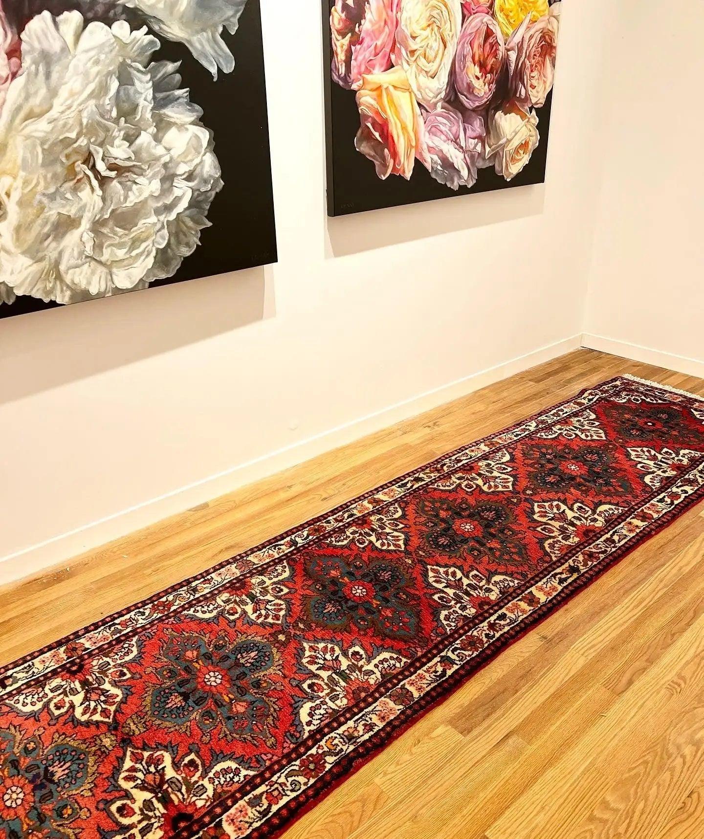 Persischer Rudbar Läufer| 2’8”x11’1’